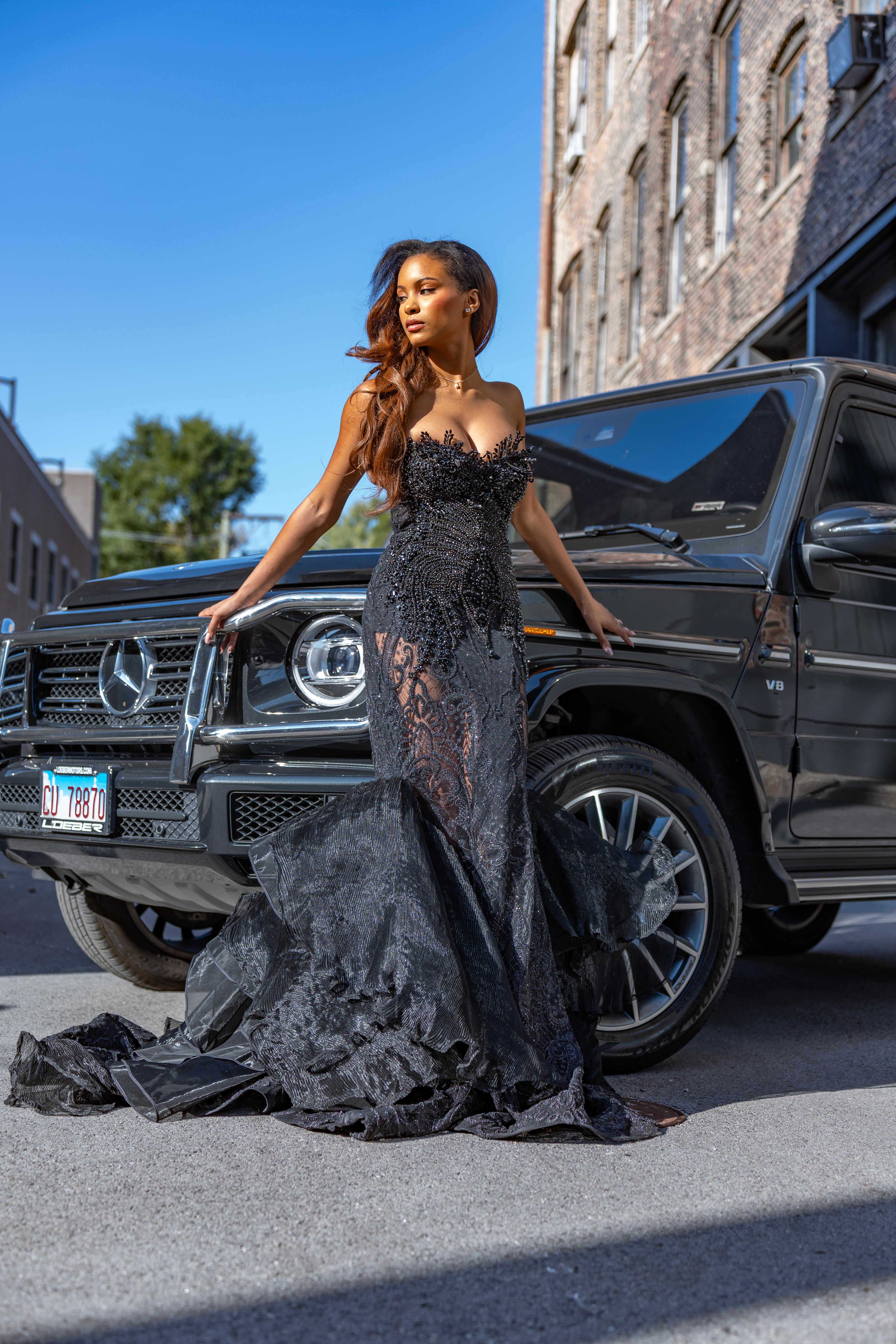Bespoke evening gown by Dressmaker by Olivia